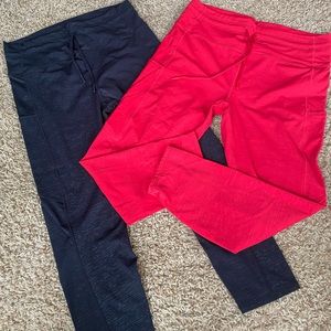 Ziya Active luxe lined battleship legging bundle